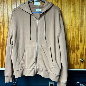 Womens zip up hooded sweatshirt size XL